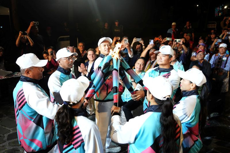 世界原住民族傳統運動會聖火隊伍